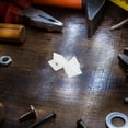 thumbnail image 4 of 100pcs Plastic Drawer Support Bracket Wedges with Screws for Cabinet Bottom Reinforcement and Furniture Angle Stabilizers, 4 of 6