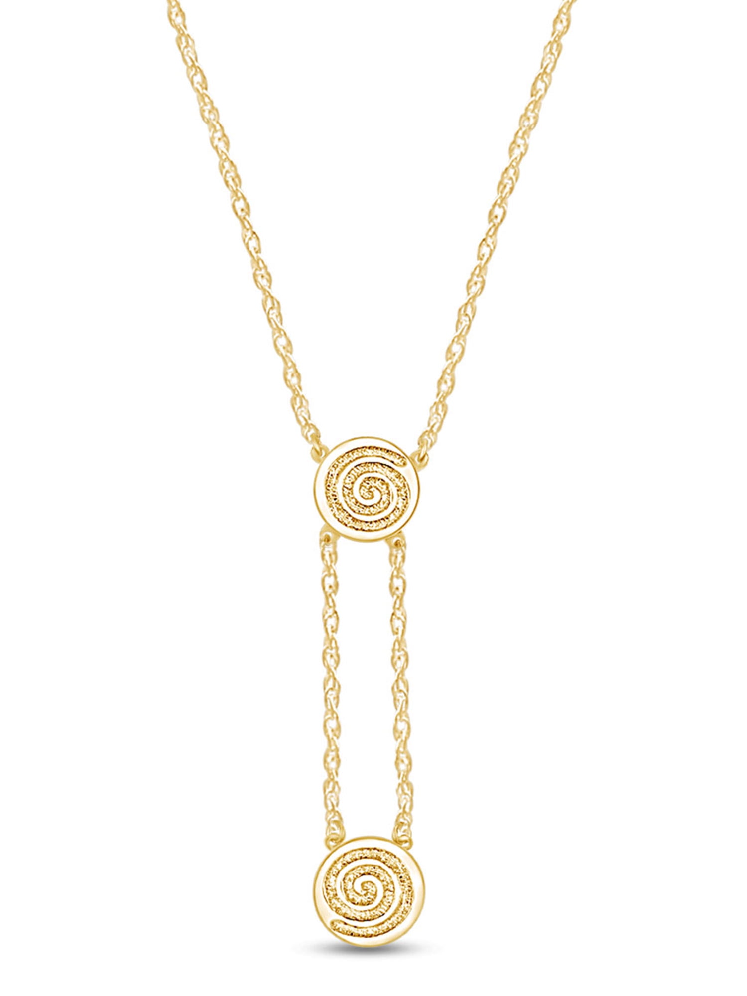 Celtic Single Spiral Necklace Pendant, 16 Inches