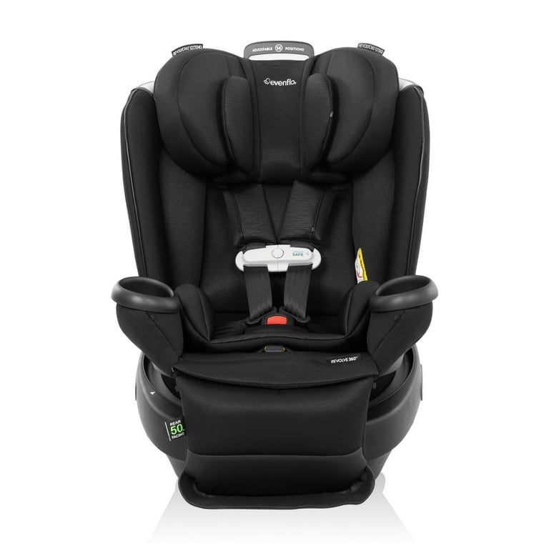 Evenflo Gold Revolve360 Extend All-in-One Rotational Car Seat with  SensorSafe (Onyx) - Walmart.com