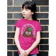 thumbnail image 2 of St. Patrick’s Day Smiley - Lucky Clover Emoji Design Youth's T-shirt, 2 of 4