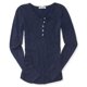 thumbnail image 2 of Camiseta henley Aeropostale con yugo de encaje Mujer Azul XS, 2 of 2