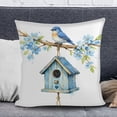 thumbnail image 4 of Pillow Covers 18x18, Easter Decorations Throw Pillow Covers, Blues Theme Style Home Spring Decor for Bedroom Couch Cushion Cover, 4 of 6