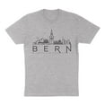 thumbnail image 1 of Skyline Bern Switzerland Shirt Unisex 3X-Large Grey, 1 of 5