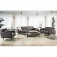 thumbnail image 2 of Furniture of America Kaity Mid-Century Modern Fabric Tufted Loveseat in Gray, 2 of 6
