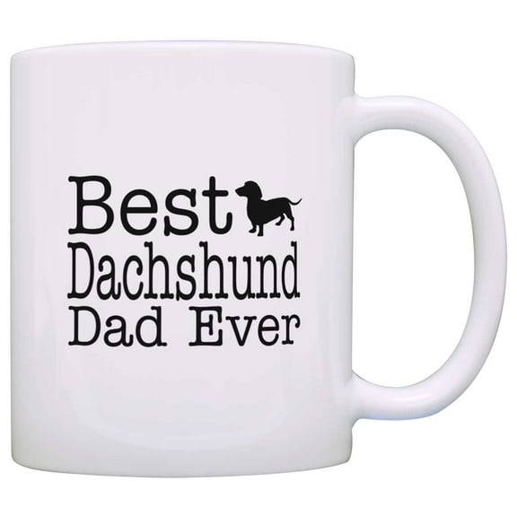ThisWear Dog Lover Mug Best Dachshund Doxen Doxie Dad Ever Dog Puppy Supplies 11 ounce Coffee Mug