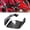 Carbon fiber, variant on for CBR650R CBR600RR CBR1000RR-R CBR1000RR Accessories Motorcycle Winglet Aerodynamic Wing Kit Fixed Side Wing Spoiler Fairing (Bright Black)