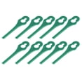 thumbnail image 4 of Grass Trimmer Blades, 100Pcs Wear Resistant Easy Installation Plastic Cutter Blade Standard Opening 83mm Long  For Garden Pruning For Roadside Weeding Red,Green, 4 of 8