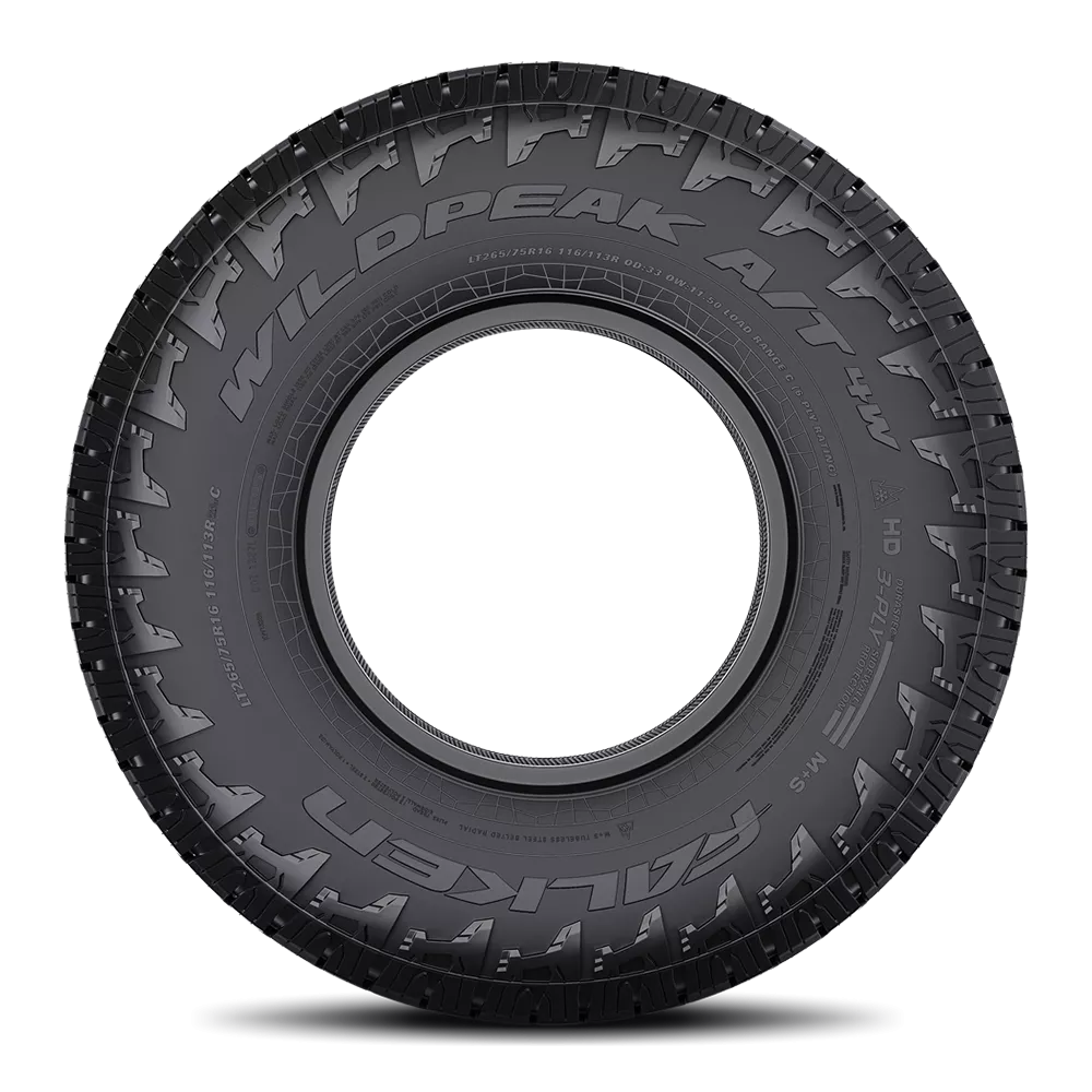 Set of 4 Falken Wildpeak A/T4W LT265/70R17/10 10-Ply 123S Tires