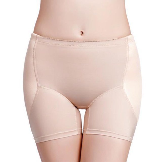 Mujeres Ropa interior sin costuras Hip Calzoncillos Firme Acolchado Muslo Adelgazamiento Tecnología Hip Push , beige E-beige Yinane Mujeres fajas
