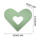 thumbnail image 5 of Marcapáginas de cuero con forma de corazón hecho a mano | Marcapáginas de lectura personalizado con funda de terciopelo | Regalo para amantes de la lectura, lectores y estudiantes, 5 of 5
