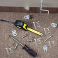 thumbnail image 1 of TAILTOSS 10Pcs Hollow Core Door Anchors for Pendants in Containers Silver 2.3X1.1X1.1In, 1 of 6