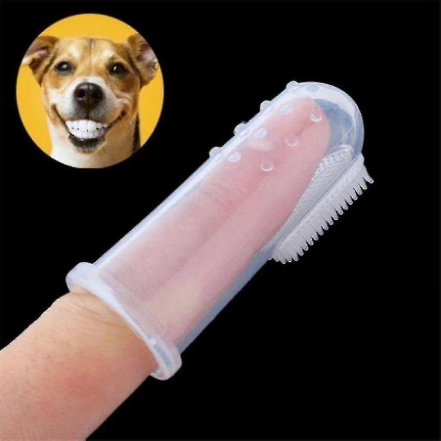 10 Uds. Cepillo de dientes súper suave para mascotas, cepillo para perros, además de mal aliento, cuidado de los dientes, suministros de limpieza para perros y gatos, regalo