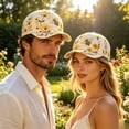 thumbnail image 6 of Luckky Limited Edition 2026 Garden Morning Baseball Cap,Botanical Bee Printed Baseball Cap,Lightweight Adjustable Casual Outdoor Sun Hat for Men & Women, 6 of 7