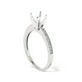 thumbnail image 3 of 1/10 Ct Diamond Engagement Semi Mount Ring 14K White Gold, 3 of 4