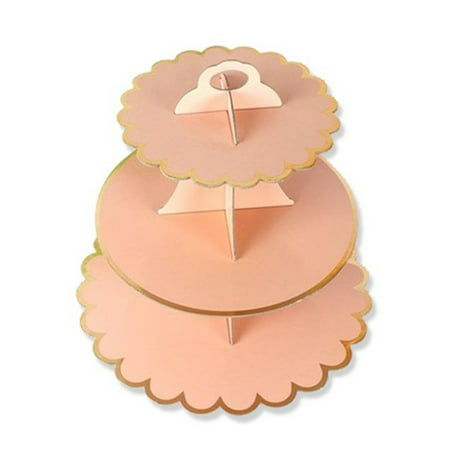 

Cupcake Stand Dessert Holders Simple And Durable Not Easy To Damage Stand Dessert Rack For Birthday Party Pink