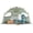 Eco Collection, variant on Lightspeed Outdoors ECO QuickShelter, Beach Tent, Botanical Lines