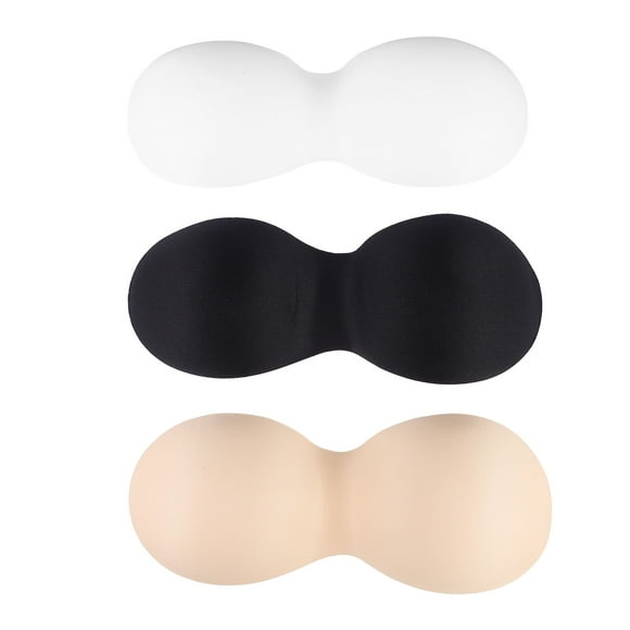 BRIGHTFUFU 3 PCS BRA inserta inserciones de sujetador de seda transpirables Ejercicio de almohadillas de sujetador para mujeres