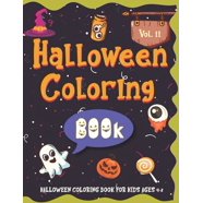 Halloween Jumbo Book : Funny Halloween Coloring Jumbo Book for Kids ...