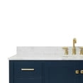 thumbnail image 6 of Ariel Cambridge 61 In. Single Oval Sink Vanity With Carrara White Marble 0.75 In Countertop In Midnight Blue, 6 of 10