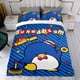 thumbnail image 4 of Tuxedo Sam Conjunto de sábanas temático, trío de piezas, cómodo y amigable con la piel, diseño único, regalo de decoración para el hogar para familiares, amigos y fans,173cm *218cm, 4 of 6