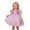 w93# Pink502, variant on Wuxian Toddler Girls Bow Tutu Sequins Dress Short Puff Sleeve Round Neck High Waist Ruffles Tutu Dress Glitter Mesh Party Gown With Layered Dresses,Pink,2-3 Years