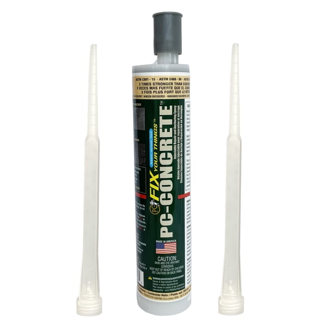 Adhesivo epóxico para PC Products PC-Concrete 72561, 250 ml, gris