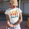 thumbnail image 2 of Cool Aunt Club, Group or Organization Name for Aunties, Groovy Retro Wavy Text Merch Gift, Tan T-Shirt, Small, 2 of 5
