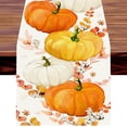 thumbnail image 5 of VQPeo Thanksgiving Table Runner with Pumpkin and Maple Leaf Design for Fall Parties and Family Dinner Decor, 5 of 5