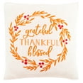thumbnail image 4 of SAFAVIEH Grateful Blessed Pillow Orange, 4 of 6