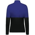 thumbnail image 5 of Holloway B22864675 Women Momentum Team Quarter-Zip Pullover, Black & Purple - Large, 5 of 5