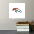 thumbnail image 4 of Gallery Pops NFL Denver Broncos - Primary Mark Wall Art, Unframed Version, 12" x 12", 4 of 5