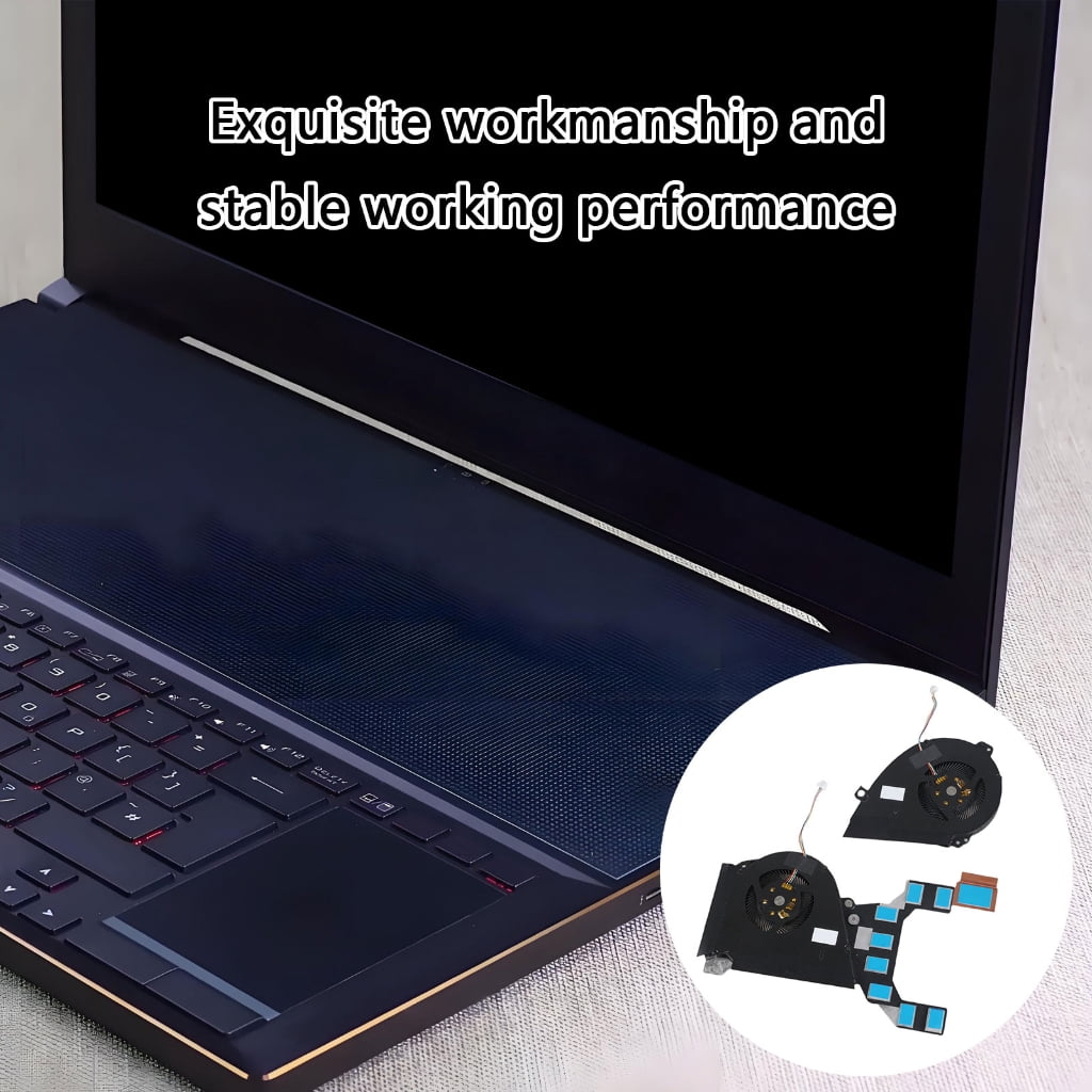 CPU GPU Fan DC12V 4Pin 4wires Laptops Cooling Fan for ROG Zephyrus GX501 GX501V GX501VI GX501VSK GX501GI Notebook Radiators