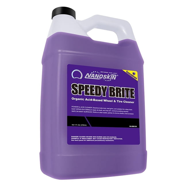 Limpiador ácido para ruedas y neumáticos Nanoskin SPEEDY BRITE 3,78 L