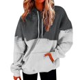 thumbnail image 1 of Haut Décontracté Mode Femme Manches Longues Dégradé Patchwork Orange XXXXXL, 1 of 4