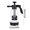 White, variant on 2L Manual Pressure Hand Sprayer, Multi-Purpose Foam Car Wash Water Can, Portable Handheld Pressurized Water Bottle For Vehicle Cleaning, Garden Plant Watering And Household Cleaning Use-(Black)