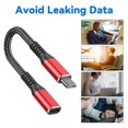 thumbnail image 2 of 12cm Long USB C Extension Cable Type C Female to Male Data Blocker Only Charging No Data Transfer for Phones Tablets, 2 of 4