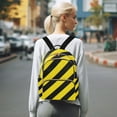 thumbnail image 7 of ALAZA Yellow Stripes Womens Travel Laptop Backpack Large Daypack Ladies Shoulder Bags S, 7 of 7