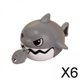 thumbnail image 1 of 6x Juguete Móvil de Cuerda para Tirar Hacia Atrás, Juguete de Tiburón para Niños Y Niñas, Cuerda Interactiva para Tirar, Juguetes para Bañera para Reg 6 piezas, 1 of 8