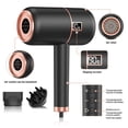 thumbnail image 5 of Duomishu Ionic Hair Dryer 1800W Blow Dryer LED Electric Blowdryer with AC Motor Infinity Heat, 5 of 10