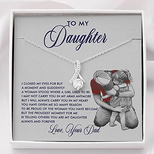 Gift For Daughter From DAd, Father Daughter Necklace, Gift for Daughter Jewelry Necklace, Daughter Birthday Gift, Gifts for Women, Graduation Grad Christmas, You Are My Daughter Necklaces