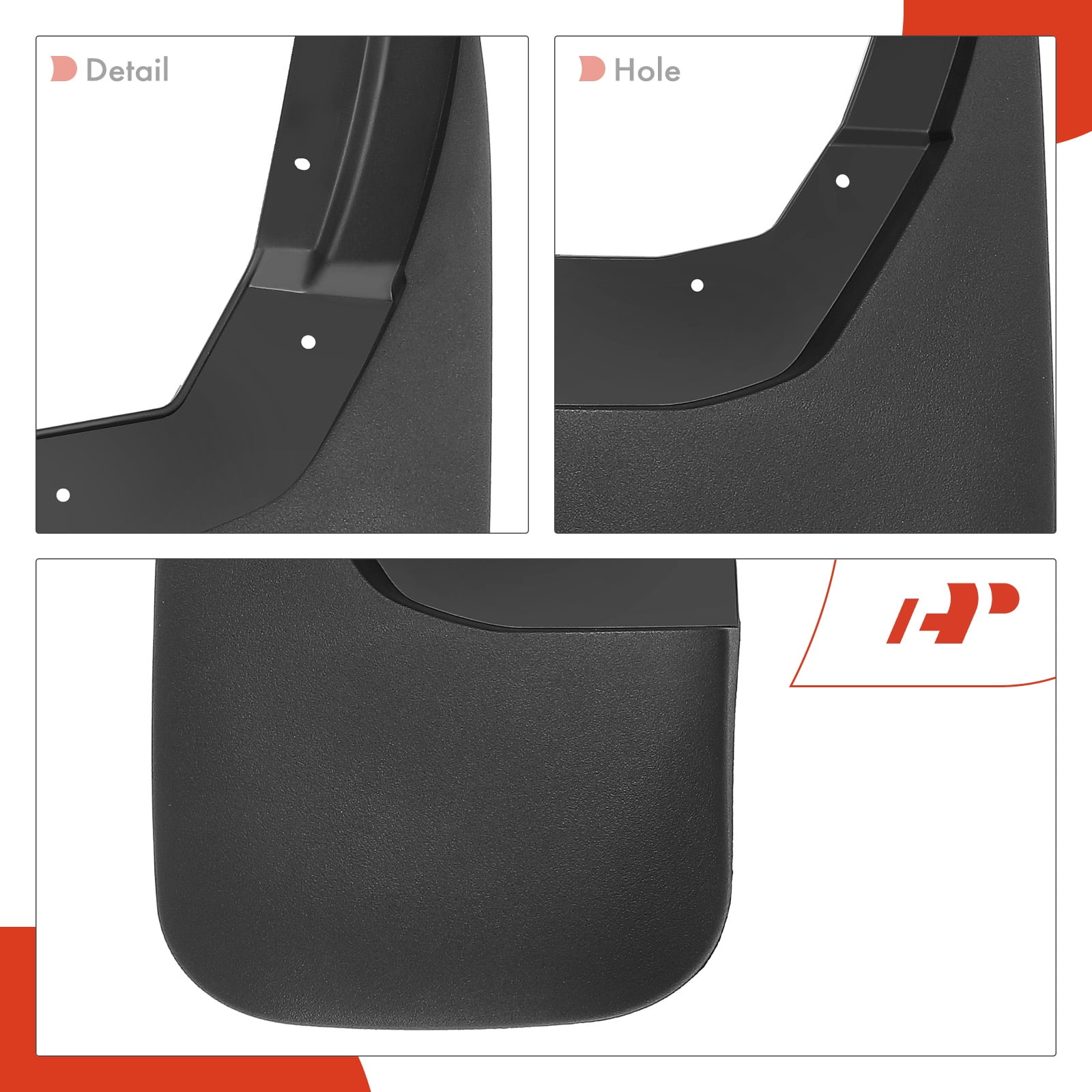 A-Premium Splash Guards Mud Flaps Mudflaps Replacement for Chevrolet Silverado 1500 2500 3500 2500HD 3500HD 2014-2018 Without Fender Flares Excluding Dual Rear Wheels