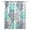 Dark Blue Teal Grey, variant on Teal Blue Grey Coral Coastal Blackout Curtains 39 Inches Long, Summer Beach Seaside Nautical Thermal Insulated Black Out Curtains, Short Darkening Window Curtain for Cafe Bedroom 27.5"x39" 2 Panels