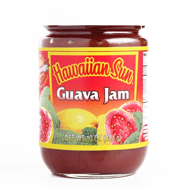 Hawaiian Sun Guava Jam 10 oz each (3 Items Per Order, not per case)
