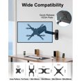 thumbnail image 4 of Soporte de Pared ErgoFocus Negro Ultra Ancho para Monitor de Hasta 35 Pulgadas con Brazo de Resorte, 4 of 8