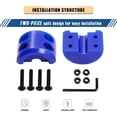 thumbnail image 2 of ORUYROP Winch Cable Hook Stopper 2 Pack, Silicone Rubber Stopper Protects Synthetic Winch Rope, Towing Hook, Cable Line for ATV UTV, Blue, 2 of 7