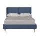 thumbnail image 3 of Cama Matrimonial Makora Mavi Azul Tapizada en Tela Tipo Velvet (No Incluye Colchón), 3 of 8