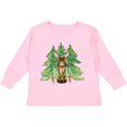 thumbnail image 3 of Inktastic Alaska Moose and Trees Boys or Girls Long Sleeve Toddler T-Shirt, 3 of 5