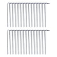 thumbnail image 2 of 50x Piquets de Tente Piquets de Tente Robuste Robuste Polyvalent Sol Clou Piquets de Tente en Alliage d'Aluminium pour Filet Bâche Randonnée Voyage Plage 0.5cmx20cm, 2 of 10