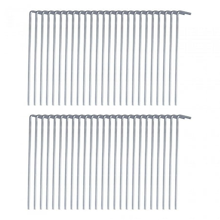 50Pcs Tent Pegs Heavy Duty Tent Stakes Tent Hooks Lightweight Durable Garden Pegs Aluminum Alloy Tent Stakes for Sheds Football Nets Fences 0.35cmx15cm