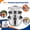 24cm/9.4in, variant on Stainless Steel Grater Bowl 3-in-1, Multifunctional Kitchen Strainer with Vegetable Cutter Drain Basket and Cheese Grater for Rinsing Draining Mixing